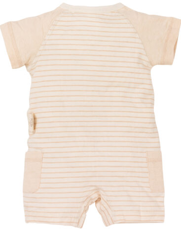 NatureColored Mimi Organic cotton bodysuit with pocket natural color