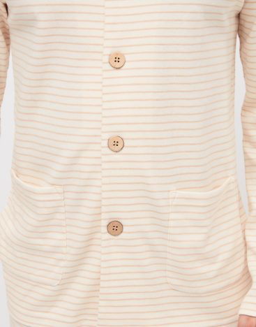 Striped Button Front -M01ST2