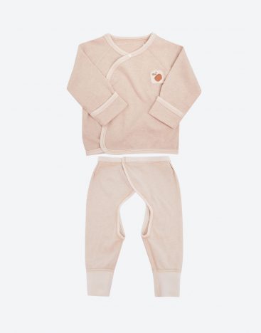 Organic Cotton Natural Brown Pajamas