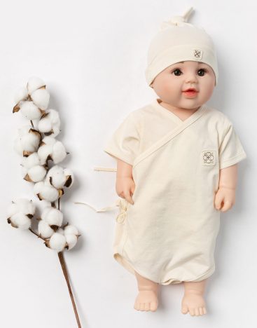 organic cotton bodychip baby hat
