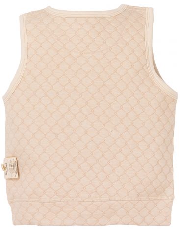 naturally colored cotton vest Mimi naturecolor
