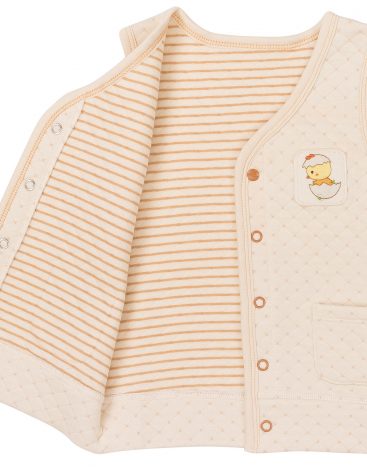 naturally colored cotton vest