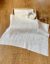 Mimi white silk face towel khăn mặt đũi tơ tằm