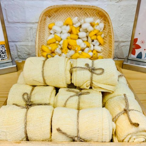 yellow natural mulberry silk Mimi