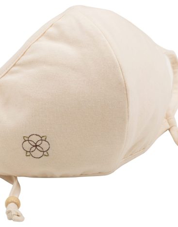 organic cotton face mask natural color