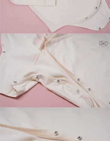 Mimi Organic cotton bodysuit natural color