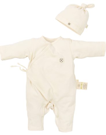 Mimi Organic Cotton bodysuit with baby hat