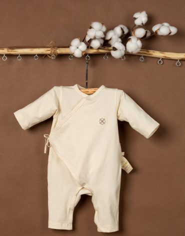 Mimi Organic Cotton kimono long sleeve bodysuit