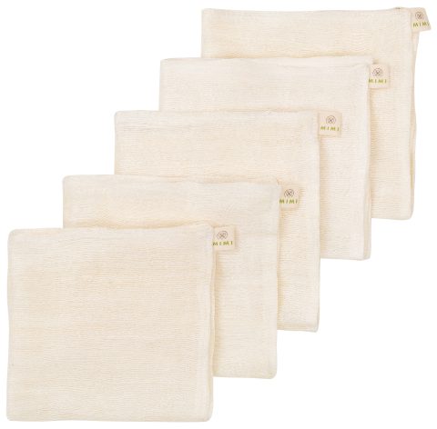 mimi natural mulberry silk face towel
